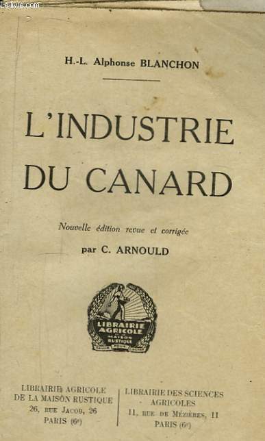 L'Industrie du Canard.