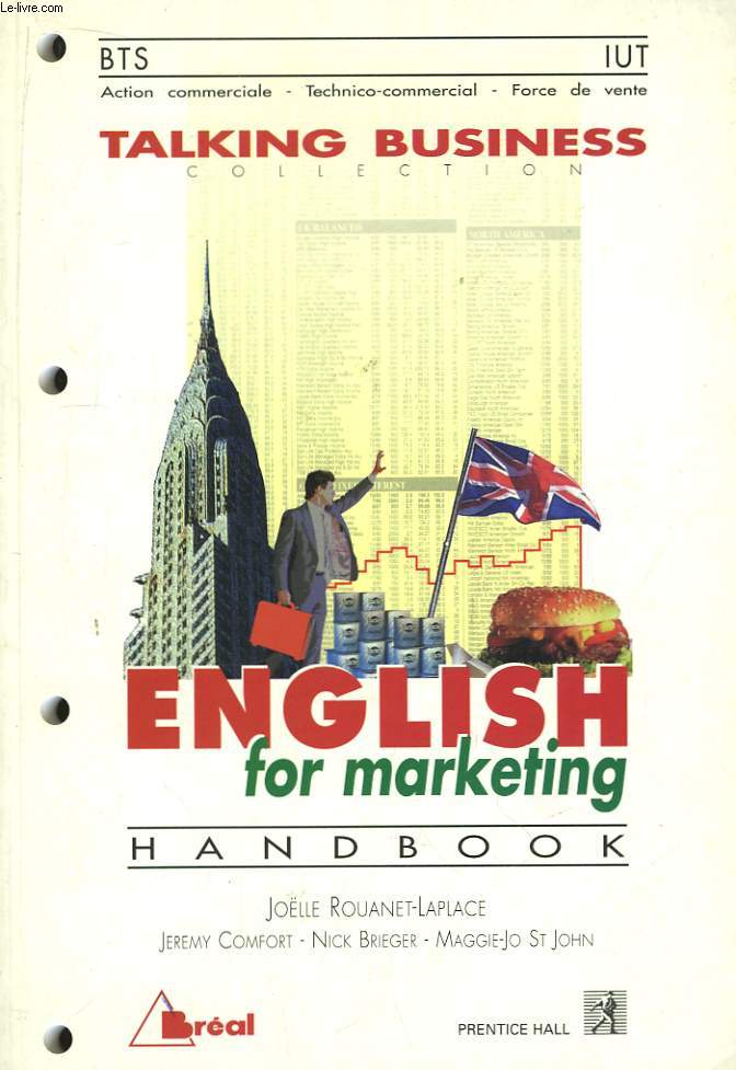 Talking Business. English for marketing. Handbook. BTS - IUT