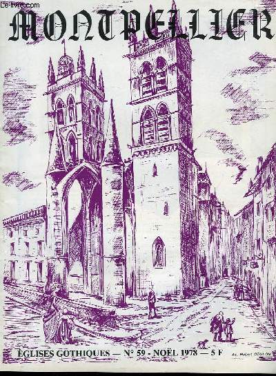 Montpellier n59 : Eglises Gothiques.