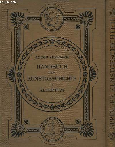 Handbuch der Kunstgeschichte. En 2 TOMES