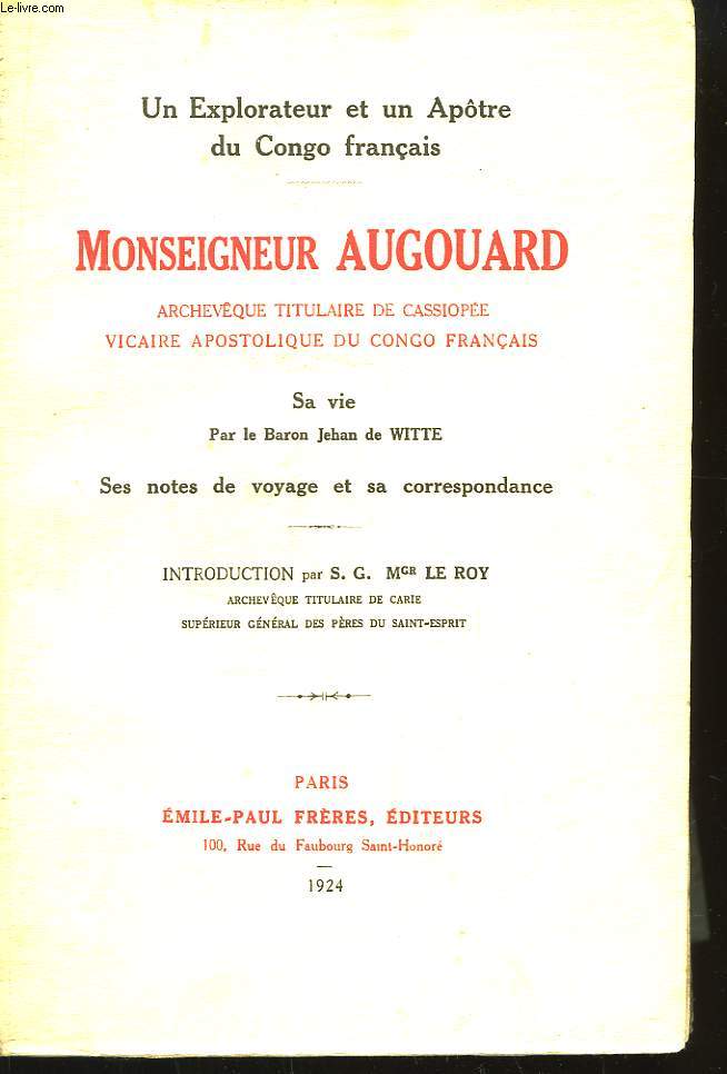 Monseigneur Augouard.