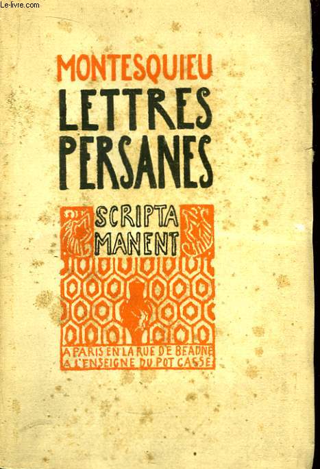 Lettres Persanes.