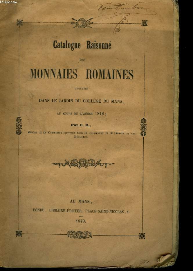 Catalogue Raisonn des Monnaies Romaines.