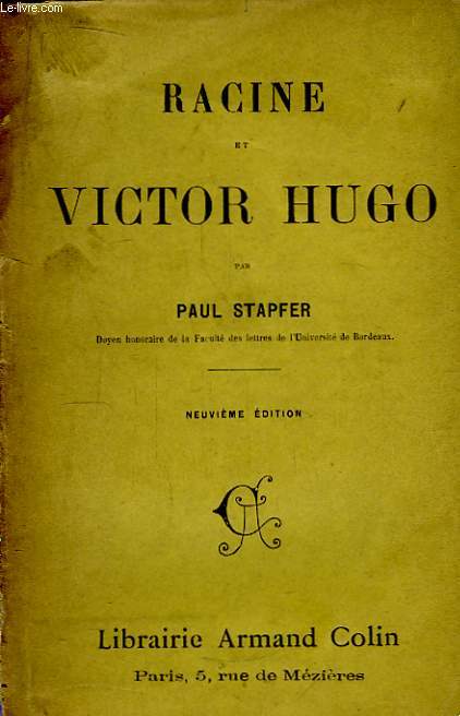 Racine et Victor Hugo