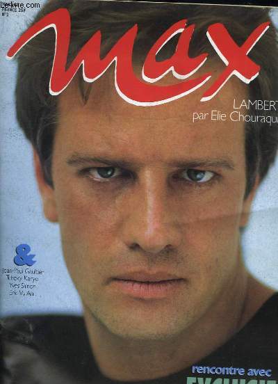 Max N2. Christophe Lambert.