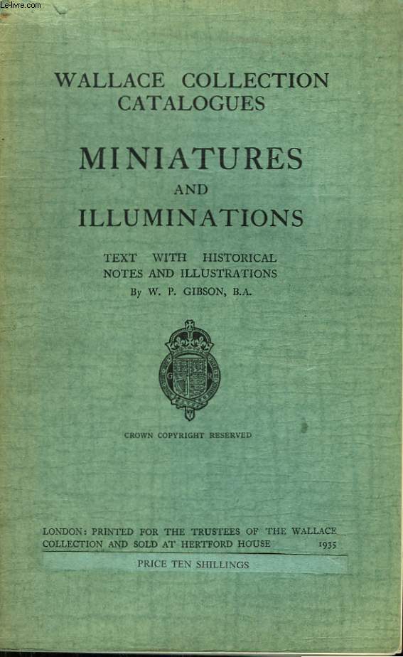 Wallace Collections Catalogues. Miniatures and Illuminations.