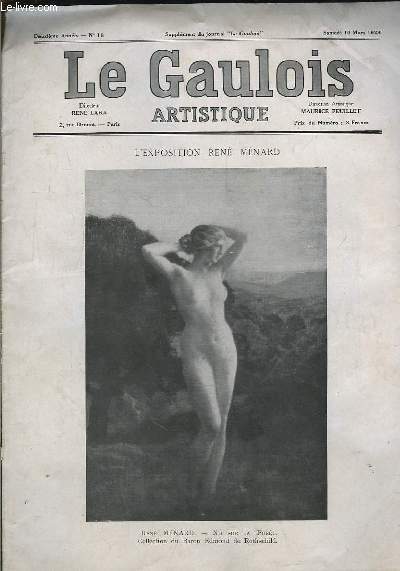 Le Gaulois Artistique. 2me anne, n18 : L'Exposition Ren Mnard.