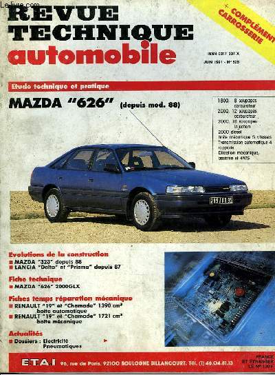 Revue Technique Automobile N528 : Mazda 