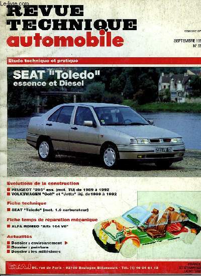 Revue Technique Automobile N554 : Seat Toledo Essence et Diesel