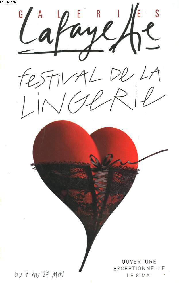 Festival de la lingerie. Du 7 au 24 mai 2003.