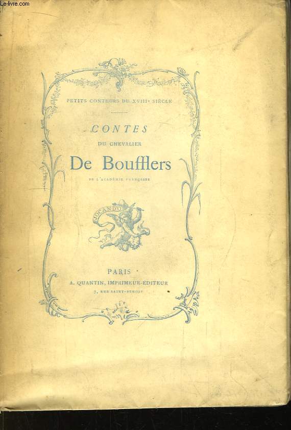 Contes du Chevalier De Boufflers