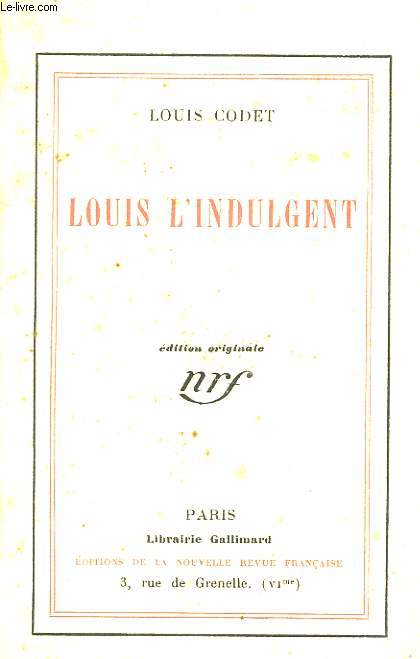 Louis l'Indulgent.