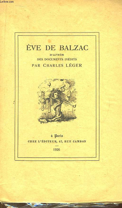 Eve de Balzac.