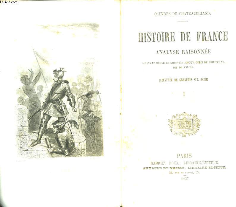 Histoire de France. Analyse raisonne. TOME 1