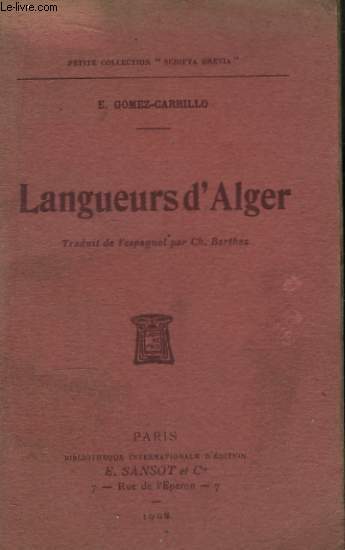 Langueurs d'Alger