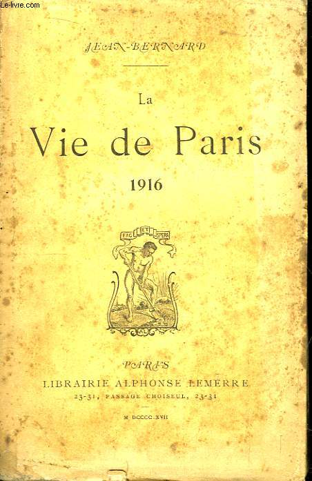 La Vie de Paris. 1916