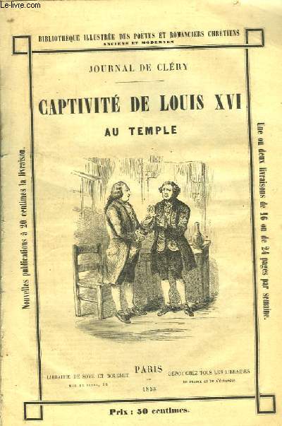 Captivit de Louis XVI au Temple.