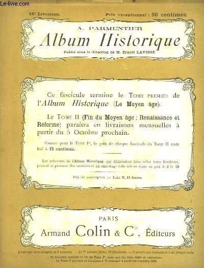 Album Historique. 16me livraison : Index Alphabtique.