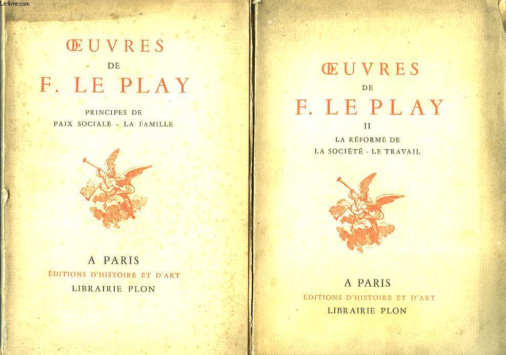 Oeuvres de F. Le Play. En 2 TOMES