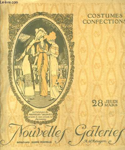 Catalogue Nouvelles Galeries, de Constumes et Confections. Jeudi 28 mars.
