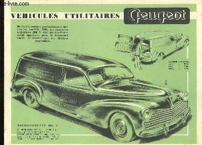 Plaquette Publicitaire Vhicule Utilitaire Peugeot.