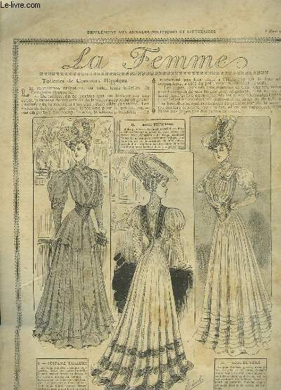 La Femme. Supplment aux Annales Politiques et Littraires, du 5 mars 1905 : Toilettes de Concours Hippique