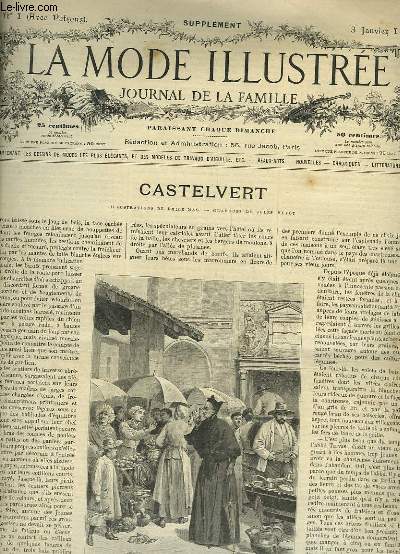 La Mode Illustre. Journal de la Famille + son Supplment Littraire. 1892, 33me anne (en un seul volume).
