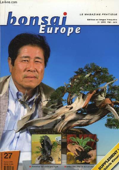 Bonsai Europe N27 : Plantation sur roche pas  pas. Keiko Abe, l'Art du Kusamono.