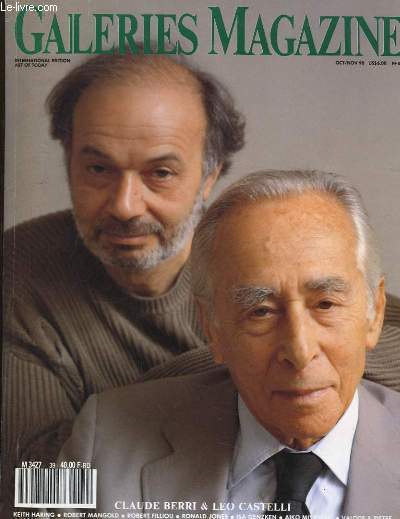 Galeries Magazine n39 : Claude Berri & Leo Castelli.