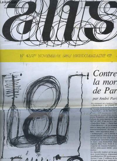 Arts N43 : Contre la mort de Paris, par Andr Parinaud.