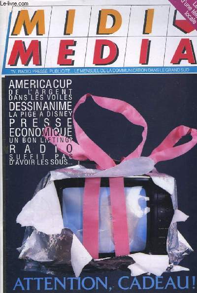 Midi Media N4 : America Cup : de l'argent dans les voiles. La Pige  Disney ...