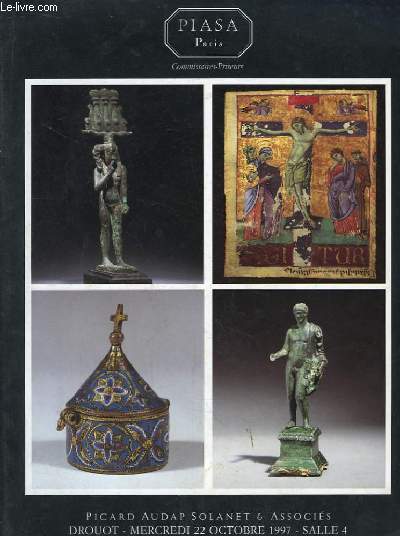 Catalogue de la Vente aux Enchres du 22 octobre 1997,  Drouot. Archologie Prhispanique, Arts Primitifs d'Afrique et d'Ocanie, Haute Epoque ...