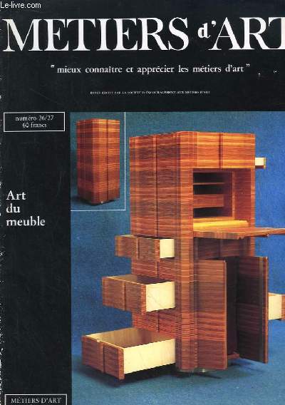 Mtiers d'Art N26 - 27 : Art du meuble.