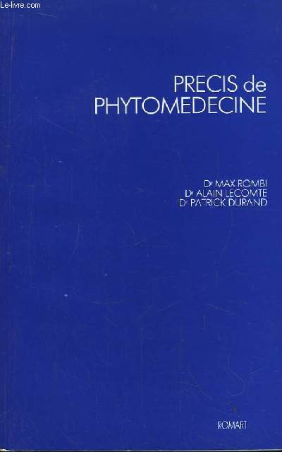 Prcis de Phytomdecine.