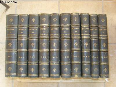 Oeuvres de Chateaubriand. 20 TOMES en 10 volumes.