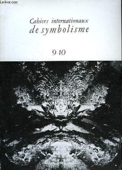 Cahiers Internationaux de Symbolisme n9 - 10 : Un essai d'analyse formelle : 