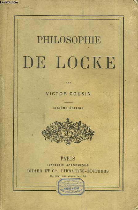 Philosophie de Locke.