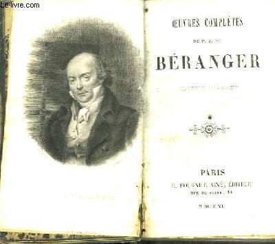 Oeuvres Compltes de P.J. de Branger.