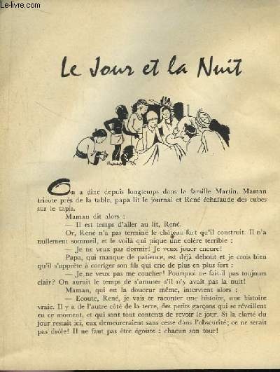 Les Contes de Perrette. N291 : Le Jour et la Nuit.
