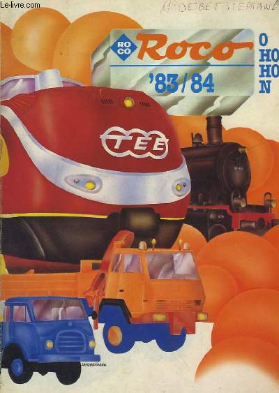 Catalogue Roco 83 - 84, de trains miniatures et figurines.