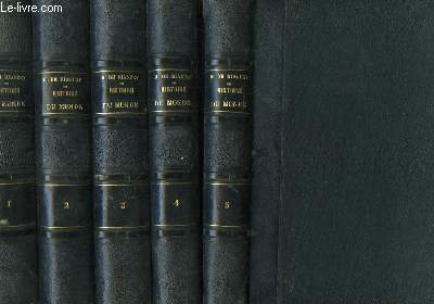 Histoire du Monde ou Histoire Universelle depuis Adam jusqu'au Pontificat de Pie XI (1863). En 5 volumes.
