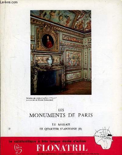 Les Monuments de Paris N23 : Le Marais, Quartier Saint-Antoine, 2e partie.