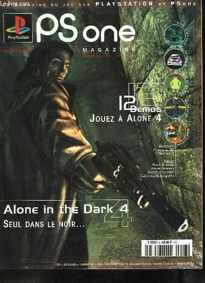 PS One Magazine N6 : 12 Dmos, jouez  Alone in the Dark 4. Accompagn d'un CD-ROM
