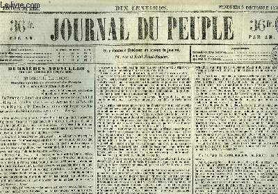 Journal du Peuple - Edition de midi, du vendredi 5 dcembre 1856