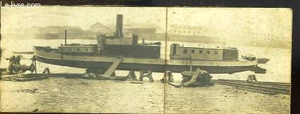 1 Photographie ancienne et originale en noir et blanc, d'un bateau Vapeur  Hlices sur votes, Ville de Montjean ( Provenant des Archives d'un Armateur de Pche  la Morue de Bgles (Gironde - 33)).