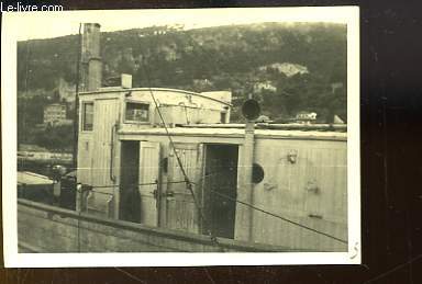 1 Photographie originale en noir et blanc, de la cabine d'une pniche ( Provenant des Archives d'un Armateur de Pche  la Morue de Bgles (Gironde - 33)).