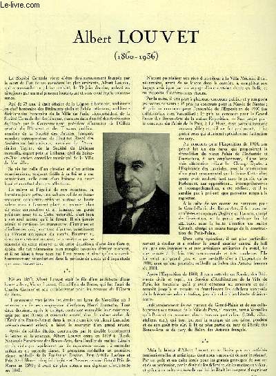 L'Architecture. N9 - Volume XLIX : Albert Louvet (1860 - 1936) - Le nouveau Garde-Meuble national, d'Auguste Perret - Le 