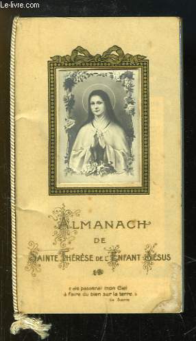 Almanach de Sainte Thrse de l'Enfant Jsus.