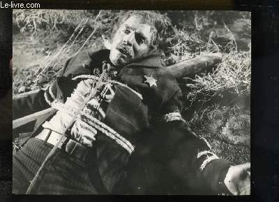 1 Photographie en noir et blanc de Burt Lancaster en shriff ligot.