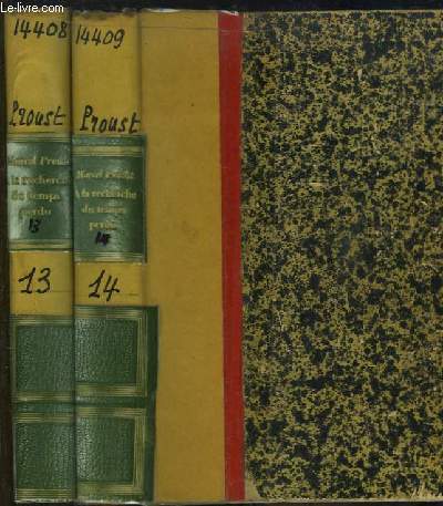 Le Temps retrouv, en 2 volumes. A la recherche du temps perdu, tomes VIII